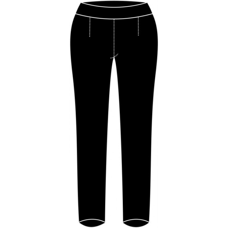 Calça social feminina best sale oxford